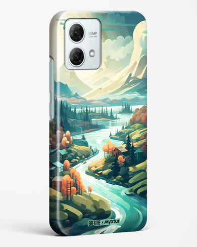 Alpine Mountain Charm [BREATHE] Hard Case Phone Cover (Motorola)