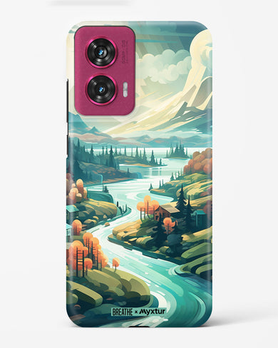 Alpine Mountain Charm [BREATHE] Hard Case Phone Cover (Motorola)