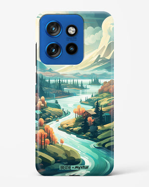 Alpine Mountain Charm [BREATHE] Hard Case Phone Cover (Motorola)