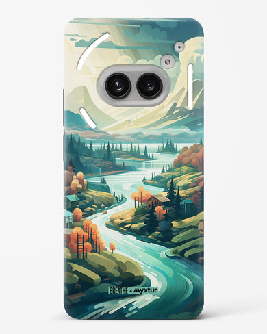 Alpine Mountain Charm [BREATHE] Hard Case Phone Cover (Nothing)