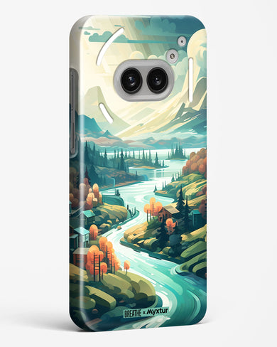 Alpine Mountain Charm [BREATHE] Hard Case Phone Cover (Nothing)