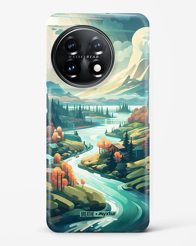 Alpine Mountain Charm [BREATHE] Hard Case Phone Cover-(OnePlus)