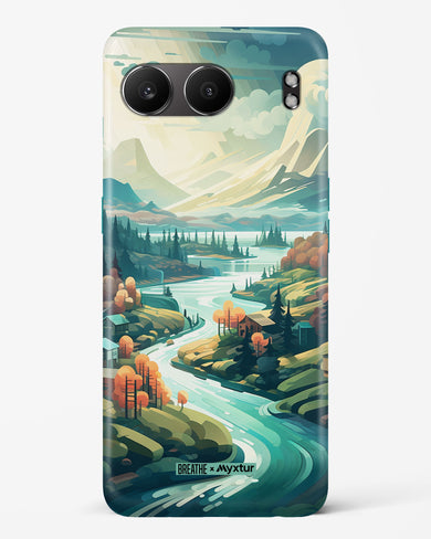 Alpine Mountain Charm [BREATHE] Hard Case Phone Cover (OnePlus)
