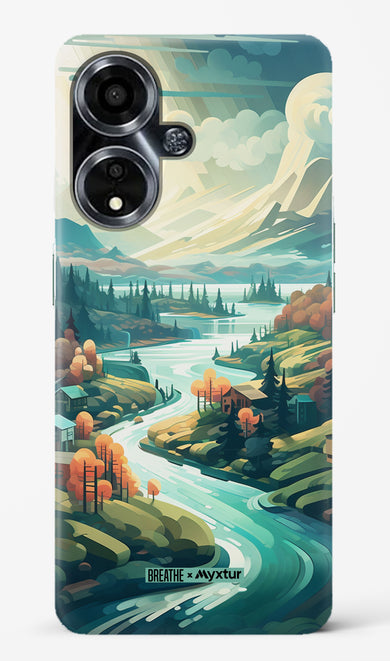 Alpine Mountain Charm [BREATHE] Hard Case Phone Cover (Oppo)