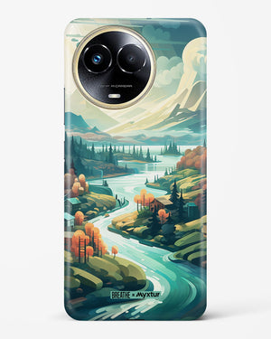 Alpine Mountain Charm [BREATHE] Hard Case Phone Cover (Realme)