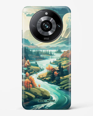 Alpine Mountain Charm [BREATHE] Hard Case Phone Cover (Realme)