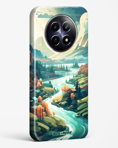 Alpine Mountain Charm [BREATHE] Hard Case Phone Cover (Realme)