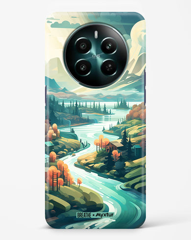 Alpine Mountain Charm [BREATHE] Hard Case Phone Cover (Realme)