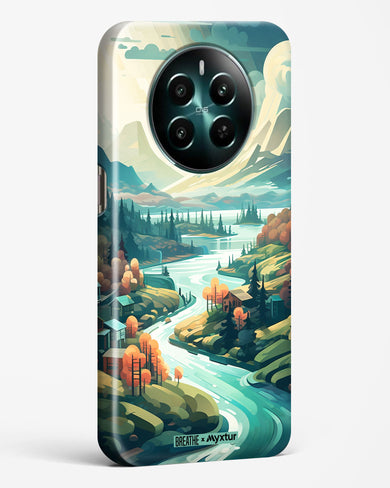 Alpine Mountain Charm [BREATHE] Hard Case Phone Cover (Realme)