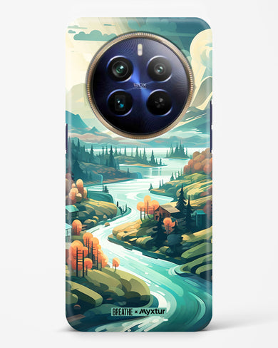 Alpine Mountain Charm [BREATHE] Hard Case Phone Cover (Realme)