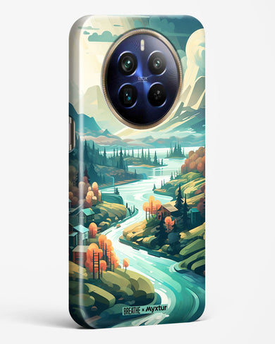 Alpine Mountain Charm [BREATHE] Hard Case Phone Cover (Realme)