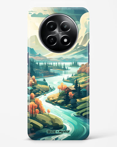 Alpine Mountain Charm [BREATHE] Hard Case Phone Cover (Realme)