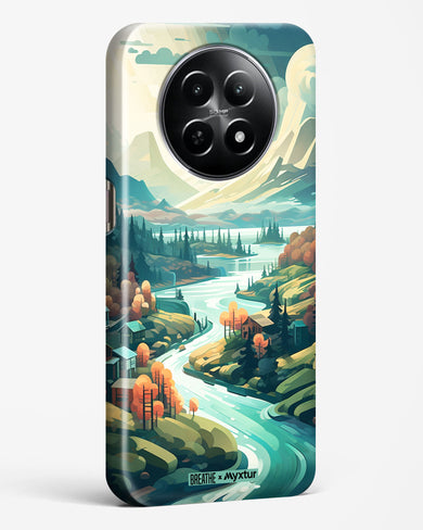 Alpine Mountain Charm [BREATHE] Hard Case Phone Cover (Realme)