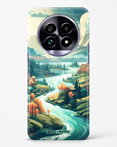 Alpine Mountain Charm [BREATHE] Hard Case Phone Cover (Realme)