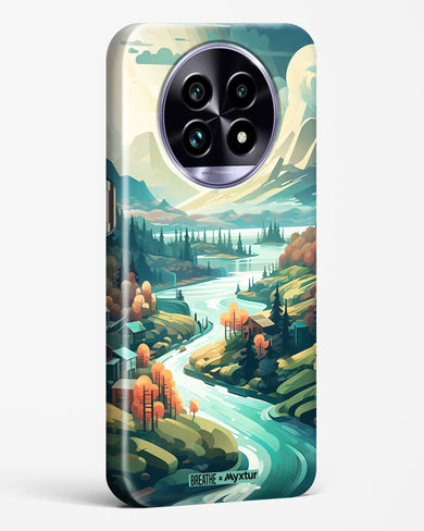 Alpine Mountain Charm [BREATHE] Hard Case Phone Cover (Realme)