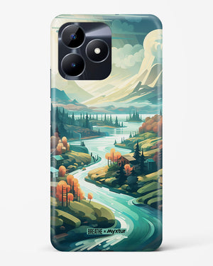 Alpine Mountain Charm [BREATHE] Hard Case Phone Cover (Realme)