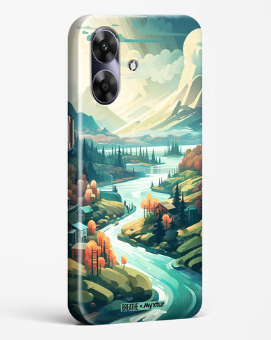 Alpine Mountain Charm [BREATHE] Hard Case Phone Cover (Realme)