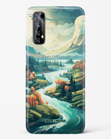 Alpine Mountain Charm [BREATHE] Hard Case Phone Cover-(Realme)