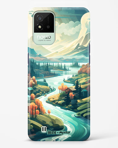 Alpine Mountain Charm [BREATHE] Hard Case Phone Cover (Realme)
