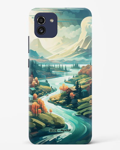 Alpine Mountain Charm [BREATHE] Hard Case Phone Cover-(Samsung)