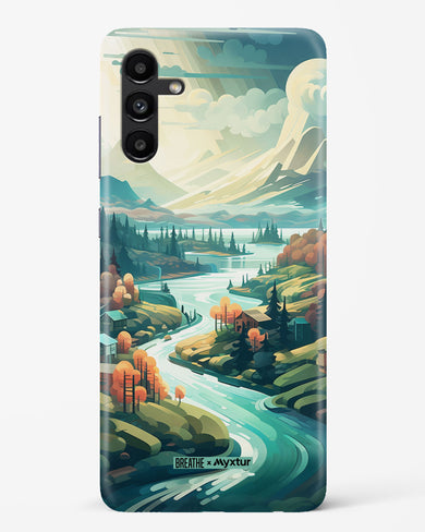 Alpine Mountain Charm [BREATHE] Hard Case Phone Cover-(Samsung)