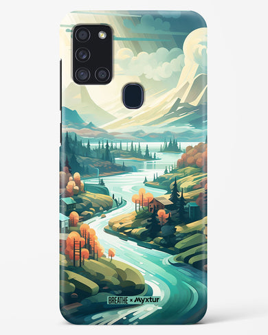 Alpine Mountain Charm [BREATHE] Hard Case Phone Cover-(Samsung)