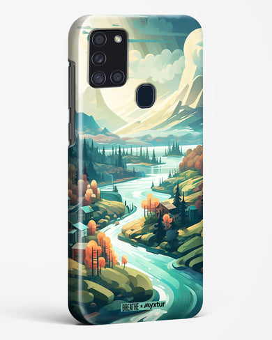 Alpine Mountain Charm [BREATHE] Hard Case Phone Cover-(Samsung)