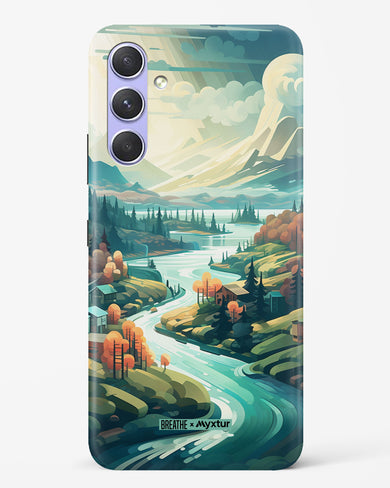 Alpine Mountain Charm [BREATHE] Hard Case Phone Cover-(Samsung)