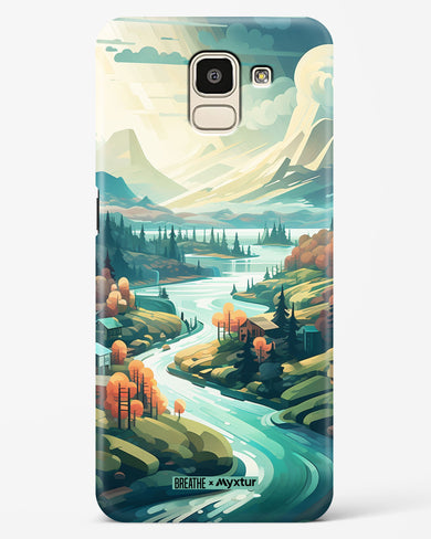 Alpine Mountain Charm [BREATHE] Hard Case Phone Cover-(Samsung)