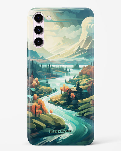 Alpine Mountain Charm [BREATHE] Hard Case Phone Cover-(Samsung)