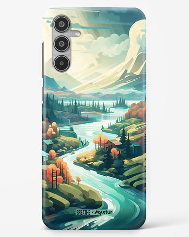 Alpine Mountain Charm [BREATHE] Hard Case Phone Cover (Samsung)