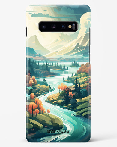 Alpine Mountain Charm [BREATHE] Hard Case Phone Cover-(Samsung)