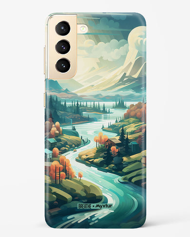 Alpine Mountain Charm [BREATHE] Hard Case Phone Cover-(Samsung)