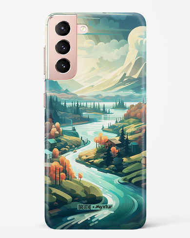 Alpine Mountain Charm [BREATHE] Hard Case Phone Cover-(Samsung)