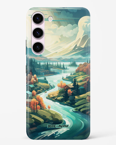 Alpine Mountain Charm [BREATHE] Hard Case Phone Cover-(Samsung)