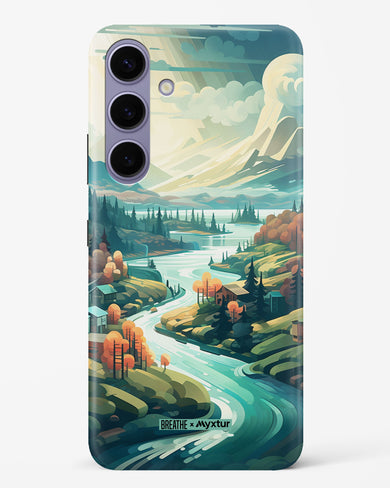 Alpine Mountain Charm [BREATHE] Hard Case Phone Cover-(Samsung)