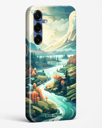 Alpine Mountain Charm [BREATHE] Hard Case Phone Cover (Samsung)