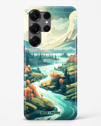 Alpine Mountain Charm [BREATHE] Hard Case Phone Cover (Samsung)