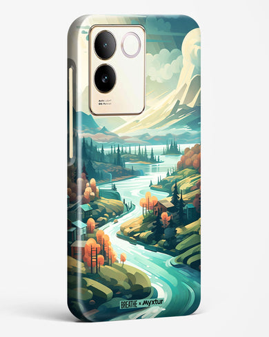 Alpine Mountain Charm [BREATHE] Hard Case Phone Cover-(Vivo)