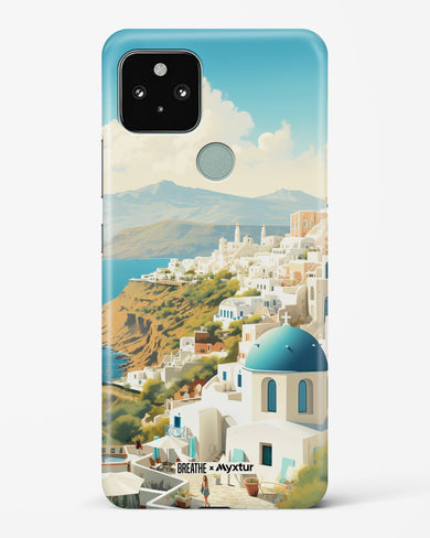 Picturesque Santorini [BREATHE] Hard Case Phone Cover-(Google)
