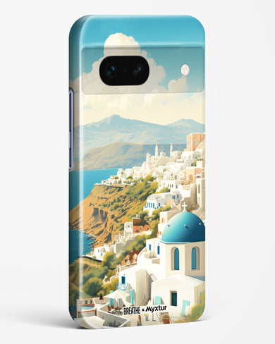 Picturesque Santorini [BREATHE] Hard Case Phone Cover-(Google)
