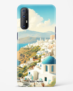 Picturesque Santorini [BREATHE] Hard Case Phone Cover-(Oppo)