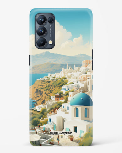 Picturesque Santorini [BREATHE] Hard Case Phone Cover-(Oppo)