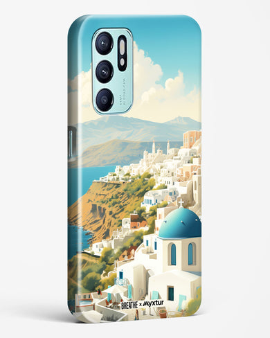 Picturesque Santorini [BREATHE] Hard Case Phone Cover (Oppo)