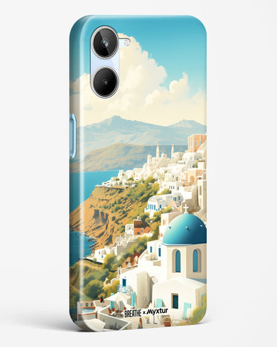 Picturesque Santorini [BREATHE] Hard Case Phone Cover (Realme)