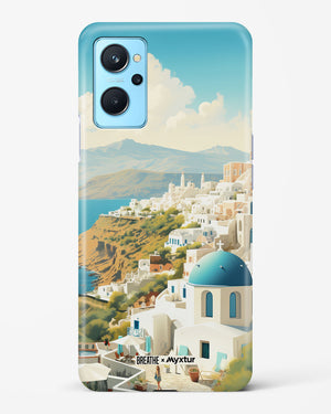 Picturesque Santorini [BREATHE] Hard Case Phone Cover-(Realme)