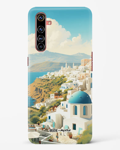 Picturesque Santorini [BREATHE] Hard Case Phone Cover-(Realme)