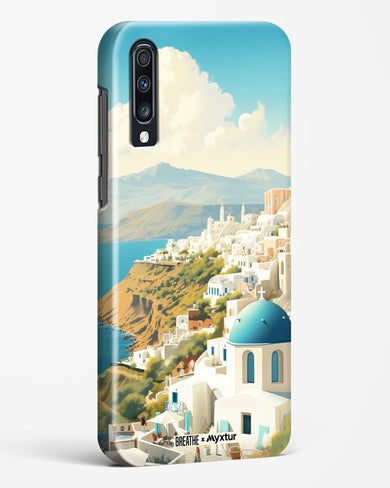 Picturesque Santorini [BREATHE] Hard Case Phone Cover-(Samsung)