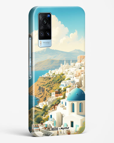 Picturesque Santorini [BREATHE] Hard Case Phone Cover-(Vivo)