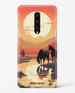 Horses by the Brook [BREATHE] Hard Case Phone Cover-(OnePlus)